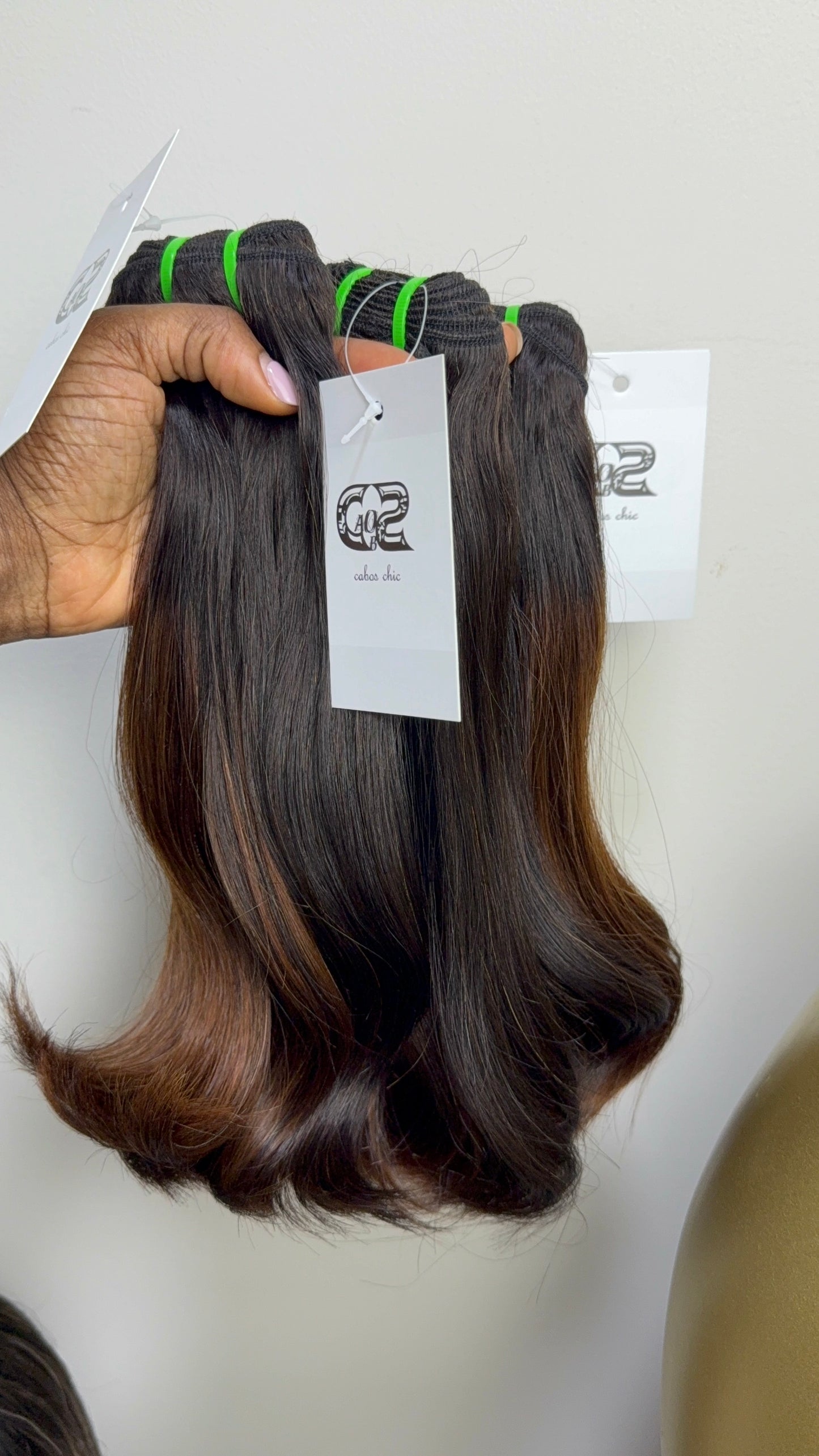 3 Bundles brown 14