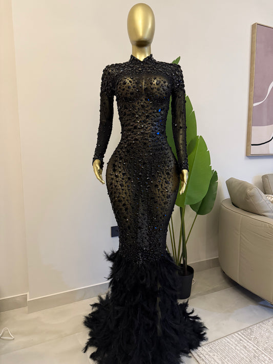 Lady fish black