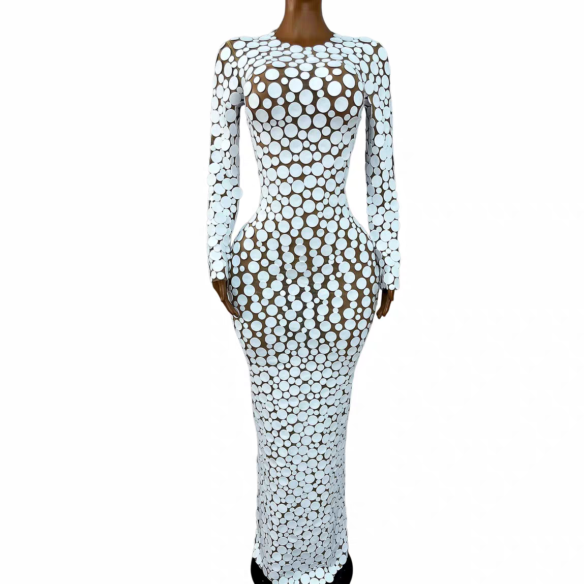 Disc élégante dress