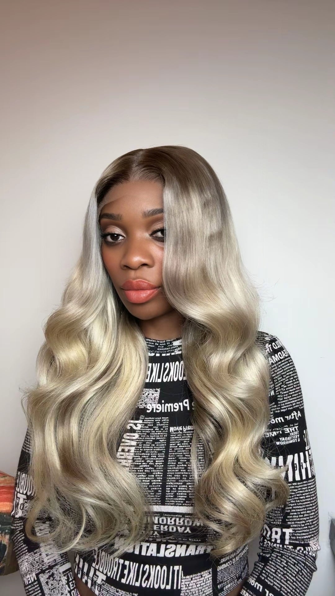 Ana blonde 5x5 hd wig