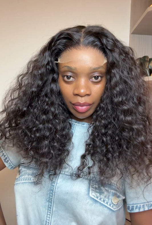 Deep wave 5x5hd wig